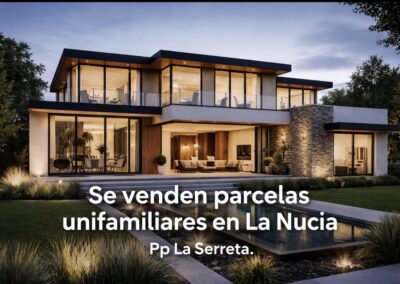 Parcelas unifamiliares en Plan parcial La Serreta de La Nucia